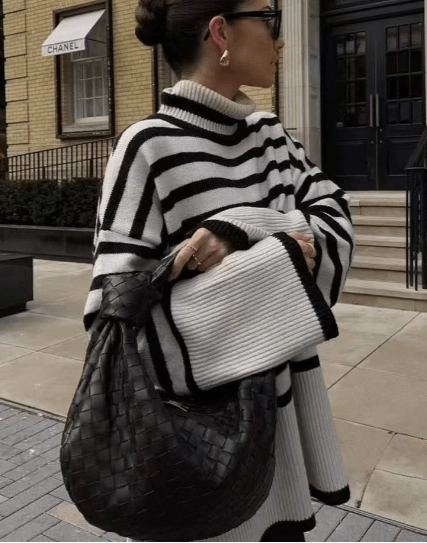 Weekend Escape Lambskin Knotted Intrecciato Leather Handbag(3 Sizes), Handcrafted Premium Quality Genuine Leather Handbag, Daily Fashion Lady Tote Bag, Designer Bag