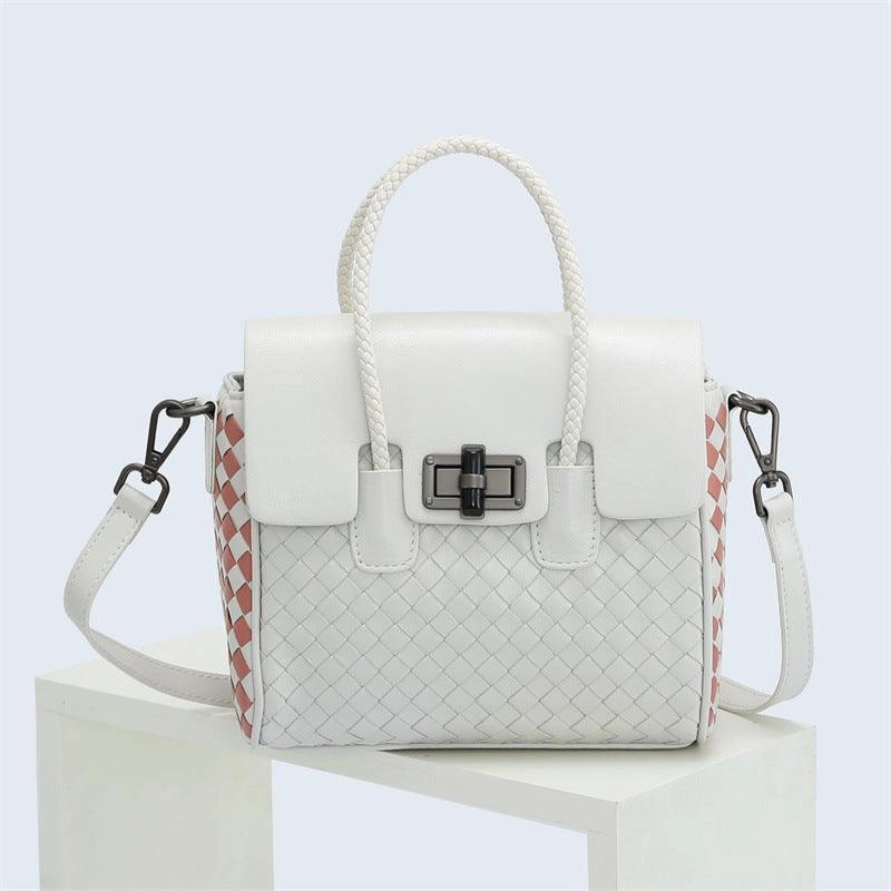 Lambskin Leather Shoulder Bag Handwoven, Small Designer Bag,  Woven Purse Women Classic bag Crossbody Luxury Bag, Birthday Gift For Her Smart Utility