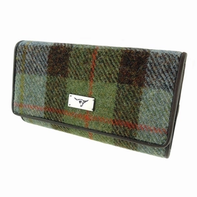 Lightweight Gear Trendy zippered wallet Large Purse 'Tiree' with Harris Tweed?