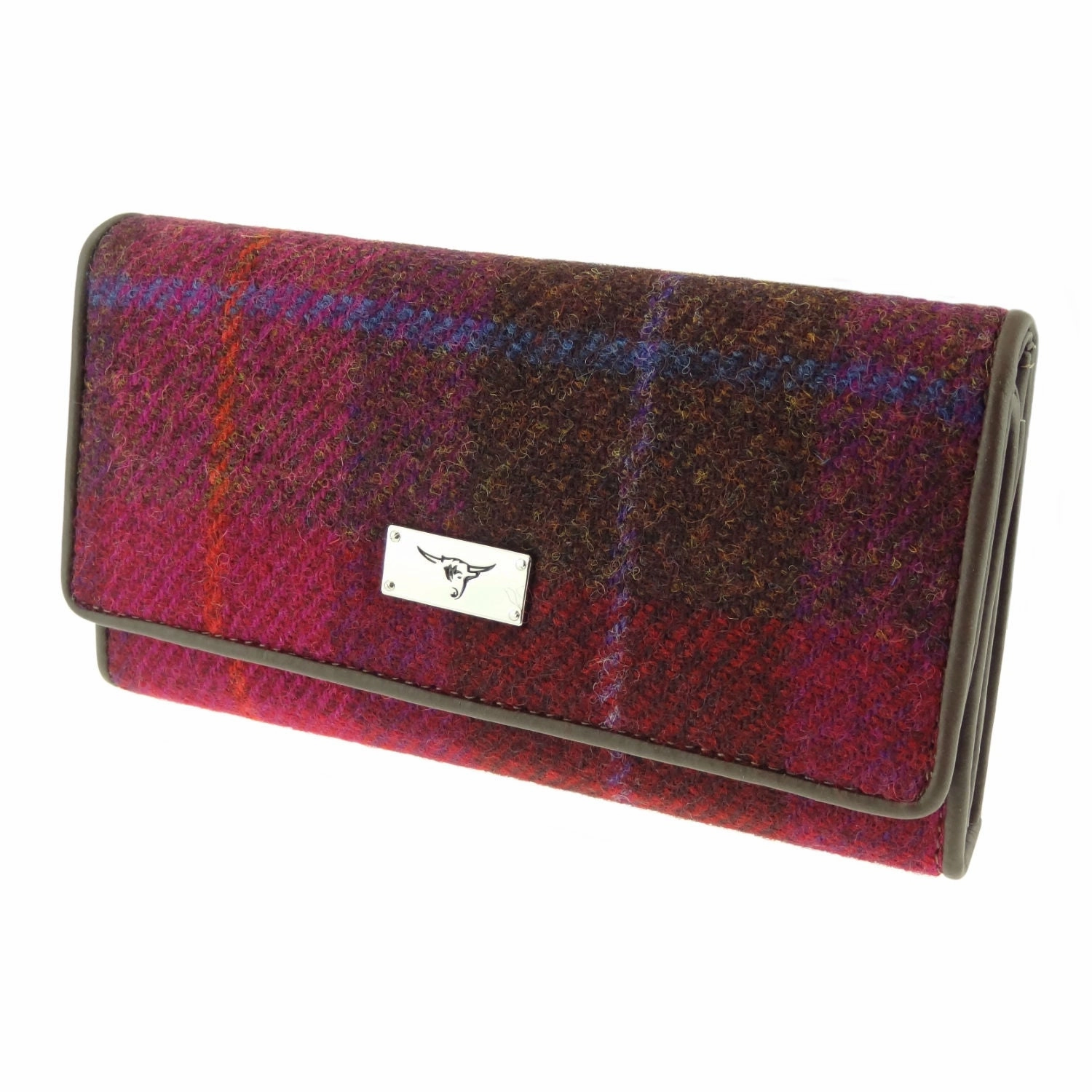 Large Purse 'Tiree' with Harris Tweed? Practical storage wallet Simple Structure