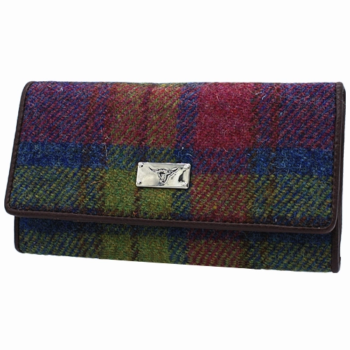 Large Purse 'Tiree' with Harris Tweed? Spacious card holder