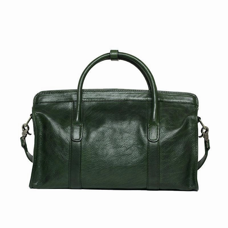 Leather Boston Bag Handmade Leather Shoulder Bag, 5 Colours Leather Handbag, Woman's Brown, Red, or Black, Coffee, Green Leather Bag Functional Functionality Functional Everyday