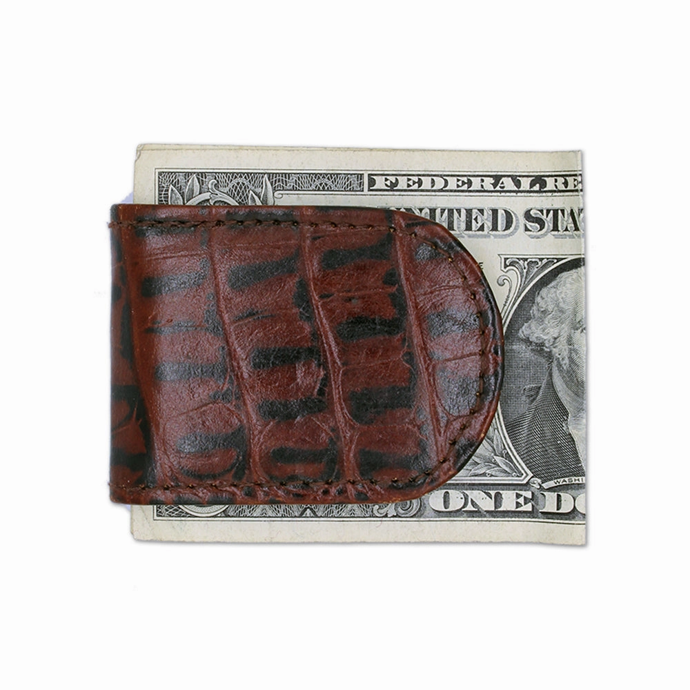 Leather Magnetic Money Clip Compact Functionality Classic Elegance