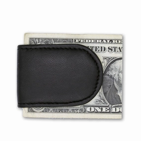 Leather Magnetic Money Clip vintage charm Soft Edge