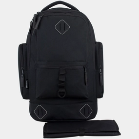 Lenox Stylish Large Backpack Diaper Bag with Bonus Changing Pad Compact Professional Gear Work Essentials