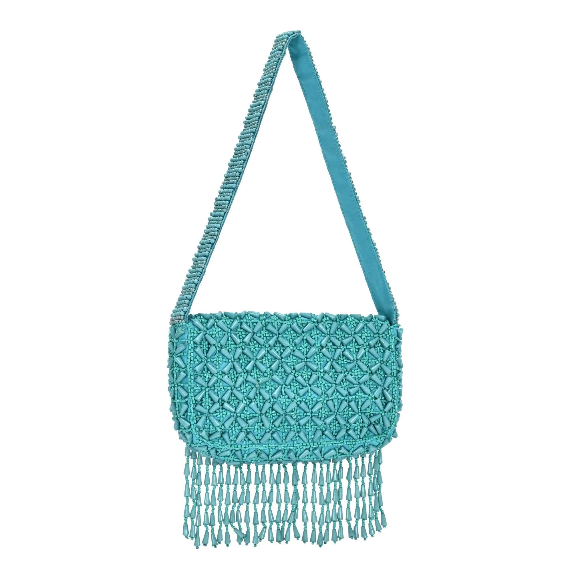Rani Snap Bead Shoulder Bag Functional Accessory