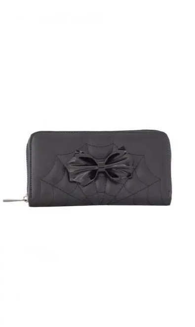 Quality Stitch Femme Fatale Spiderweb Wallet