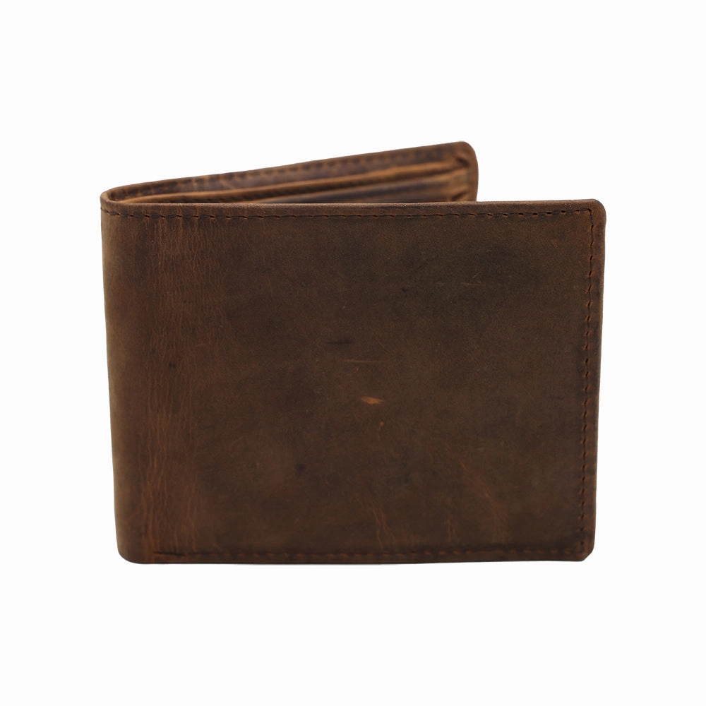 Travel-ready wallet Leather Bi-Fold Wallet with RFID and Gift Box