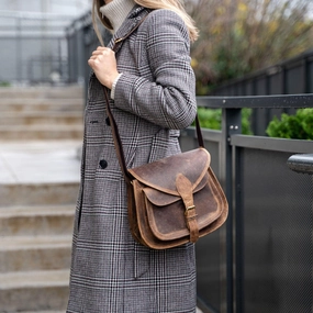 Fashion Simplicity Travel Utility Leather Crossbody Bag for Women ?C 12 Inch Purse, Tote, Satchel, Travel Shoulder Bag