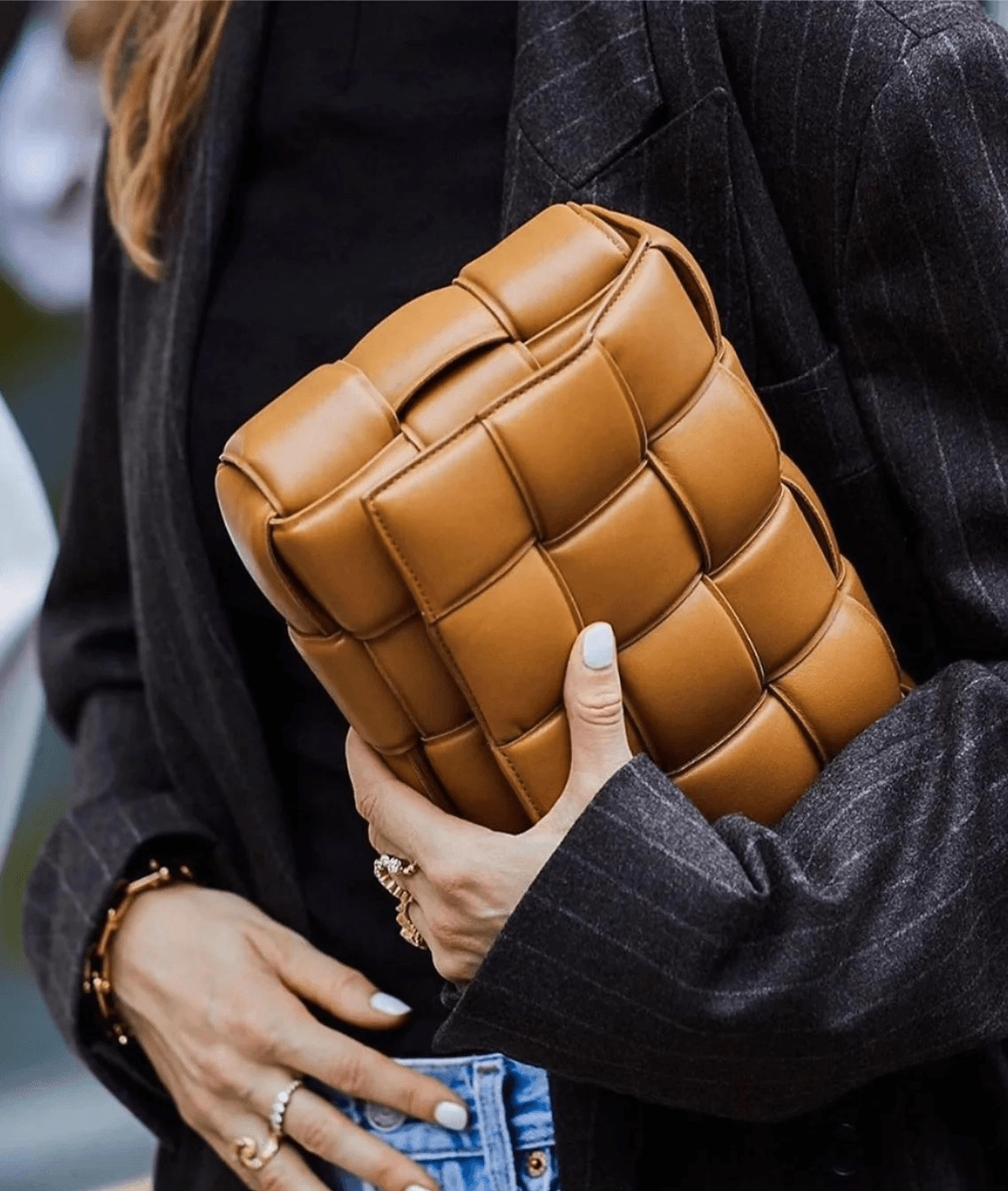 Lambskin Leather Quilted Elegant Shoulder Bag, Small Handwoven Leather Bag, Trendy Boutique Designer Bag, Classic Style Leather Bag, Gift Comfort Grip Urban Companion