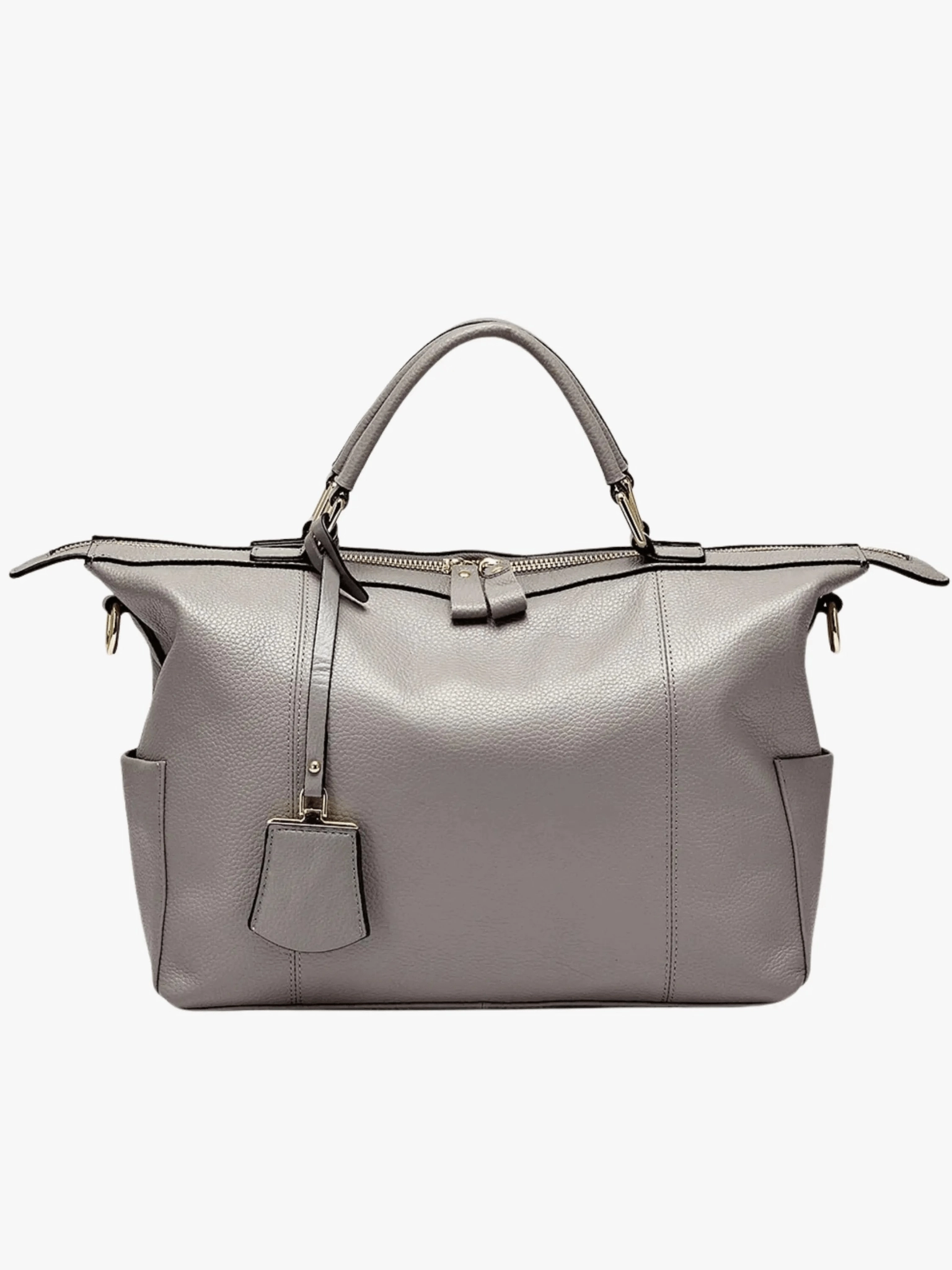 Madeline | Brown Leather Weekender Tote ?C Chic & Spacious Durable Feel Stylish briefcase carrier