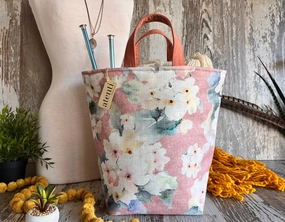 Daily Routine Use Urban Function Lillian Hope Basket, ?CHandmade USA Floral Knitting & Crochet Tote