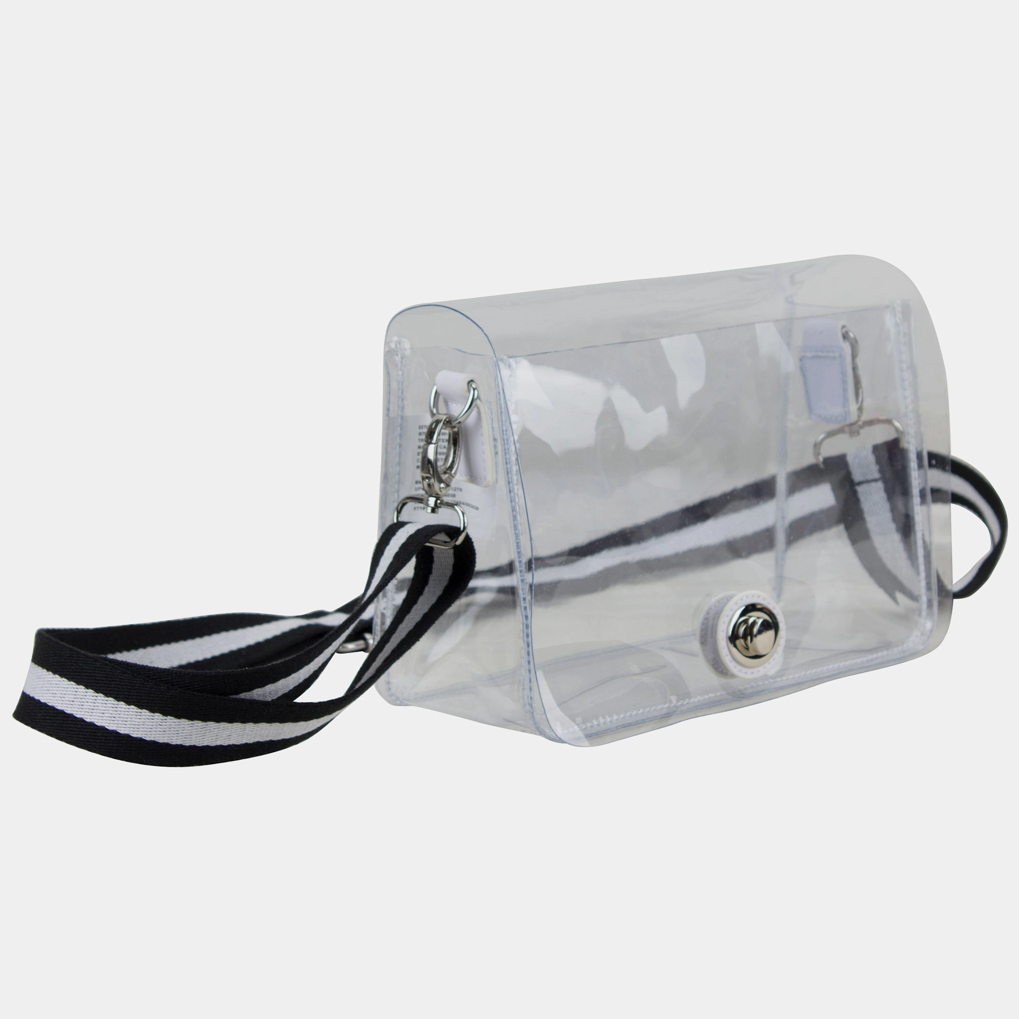 Practical Companion Limited Micah Clear Crossbody with Webbing Strap