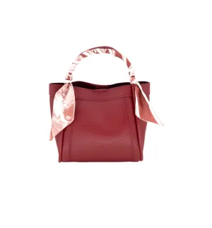 Sleek Line Lisa Burgundy Medium BC Bag with Scarf