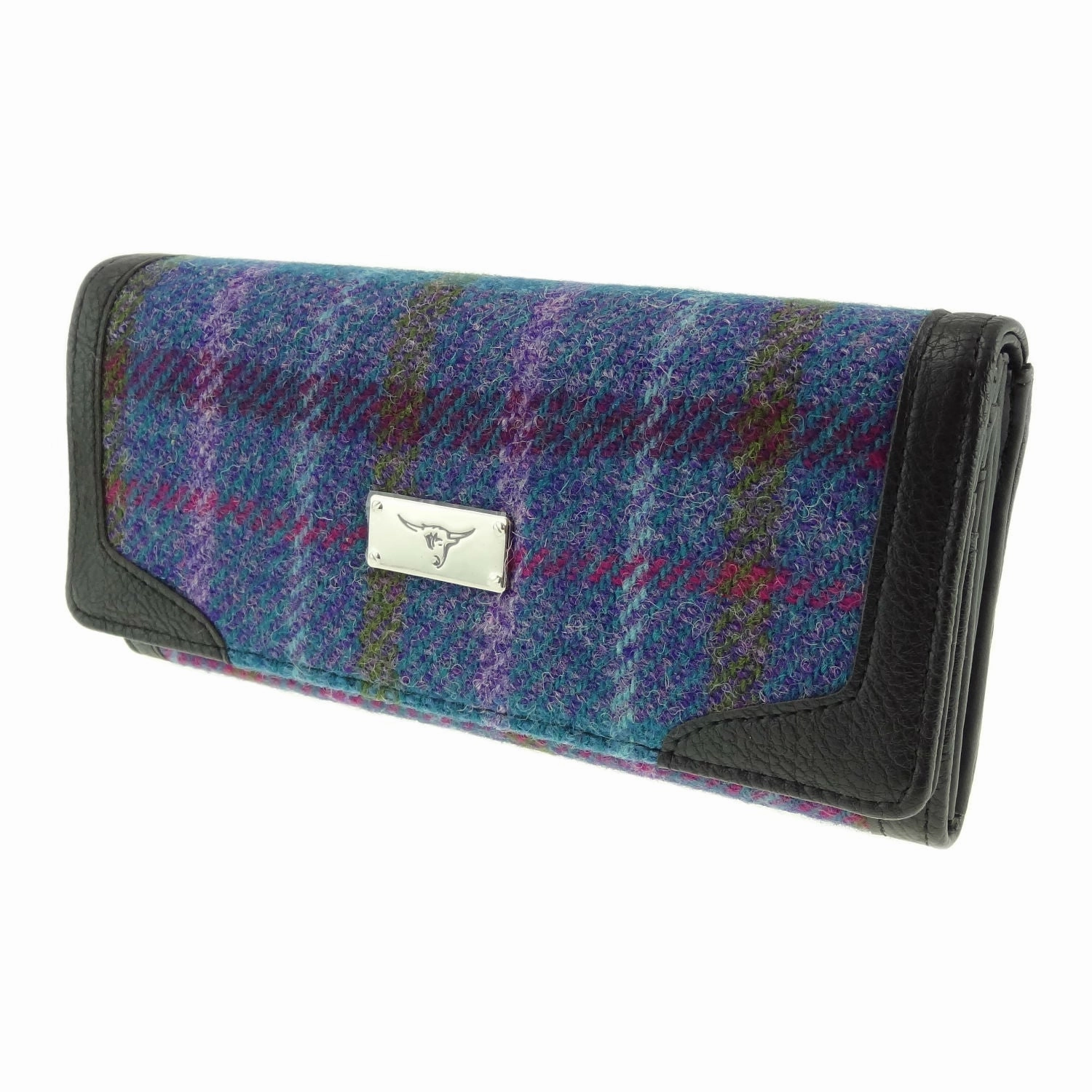 Compact Functionality Everyday Essential Long Wallet 'Bute' with Harris Tweed?