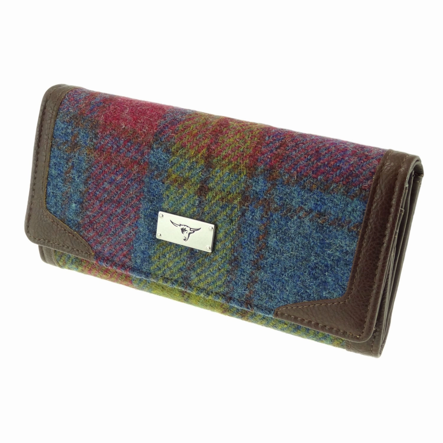 Long Wallet 'Bute' with Harris Tweed? Premium Edge