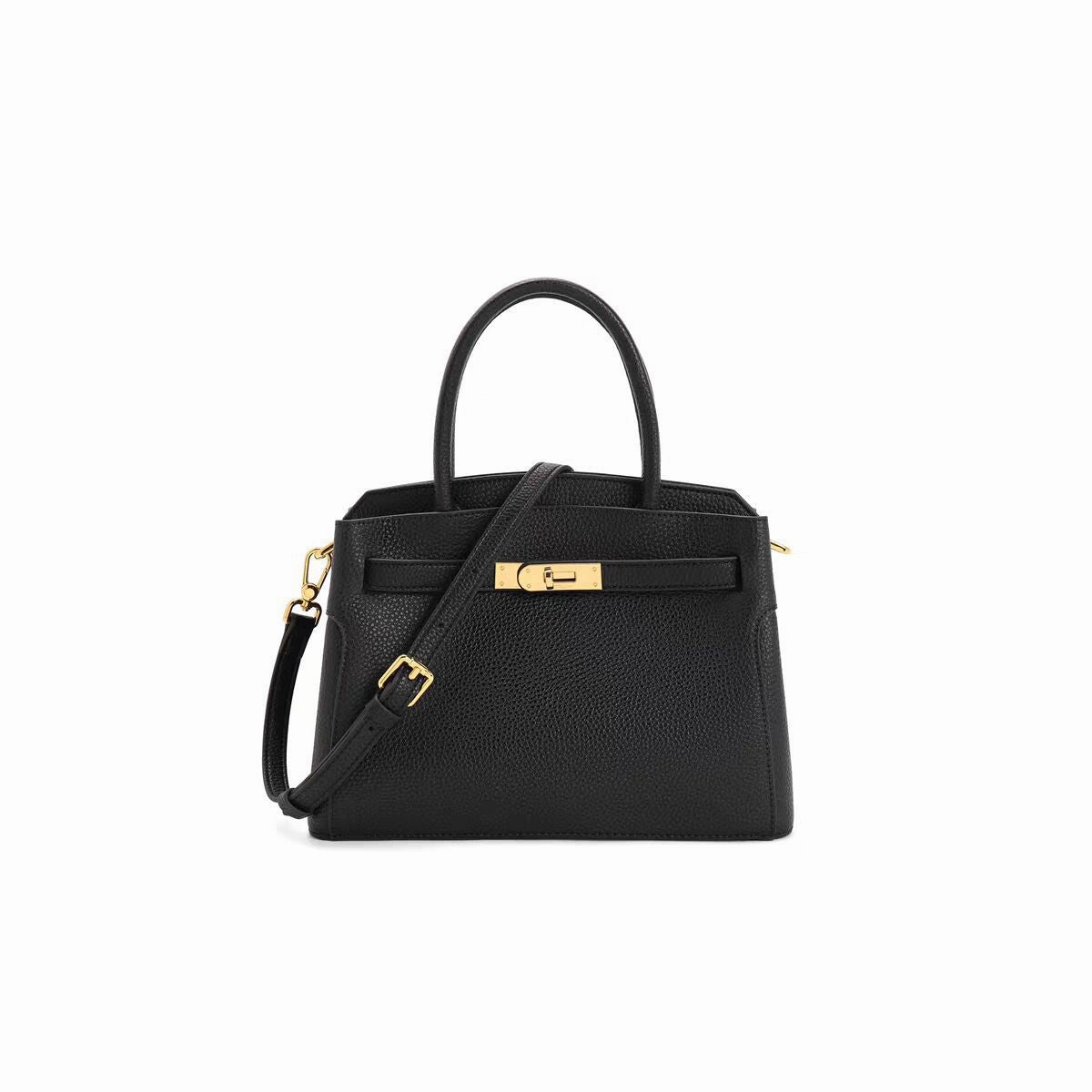 Lou Classic Leather Handbag ?C Timeless, Structured & Elegant Premium Leather