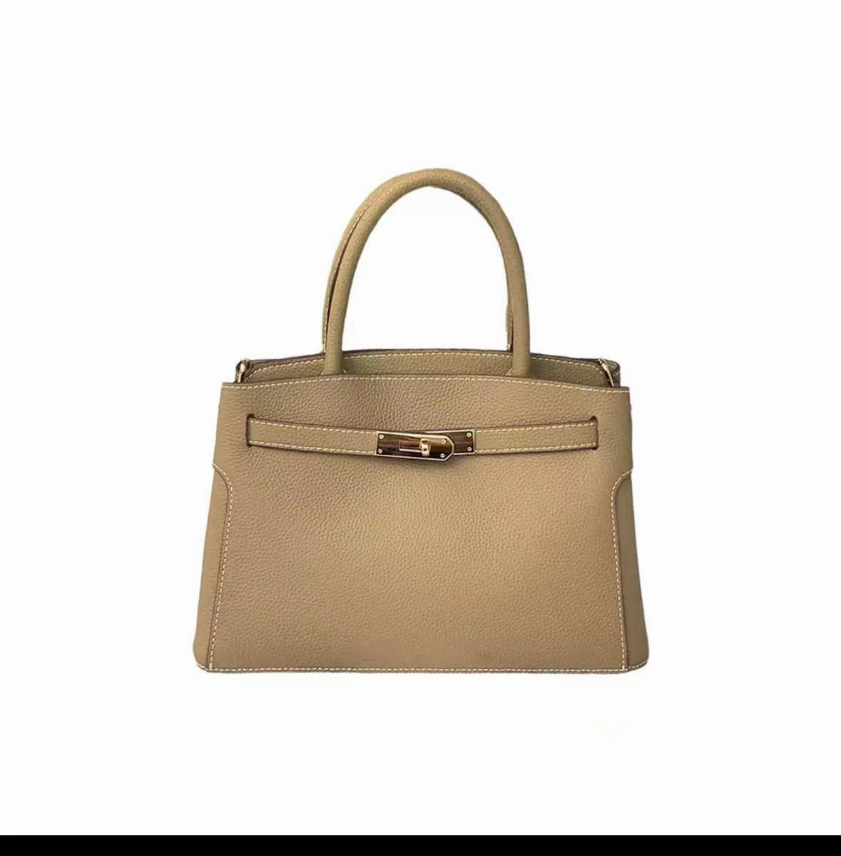 Lou Classic Leather Handbag ?C Timeless, Structured & Elegant Outdoor Lifestyle Modern Adventure