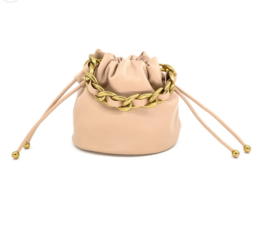 Fashionable handbag design Lucy Beige Chain Small BC Bag