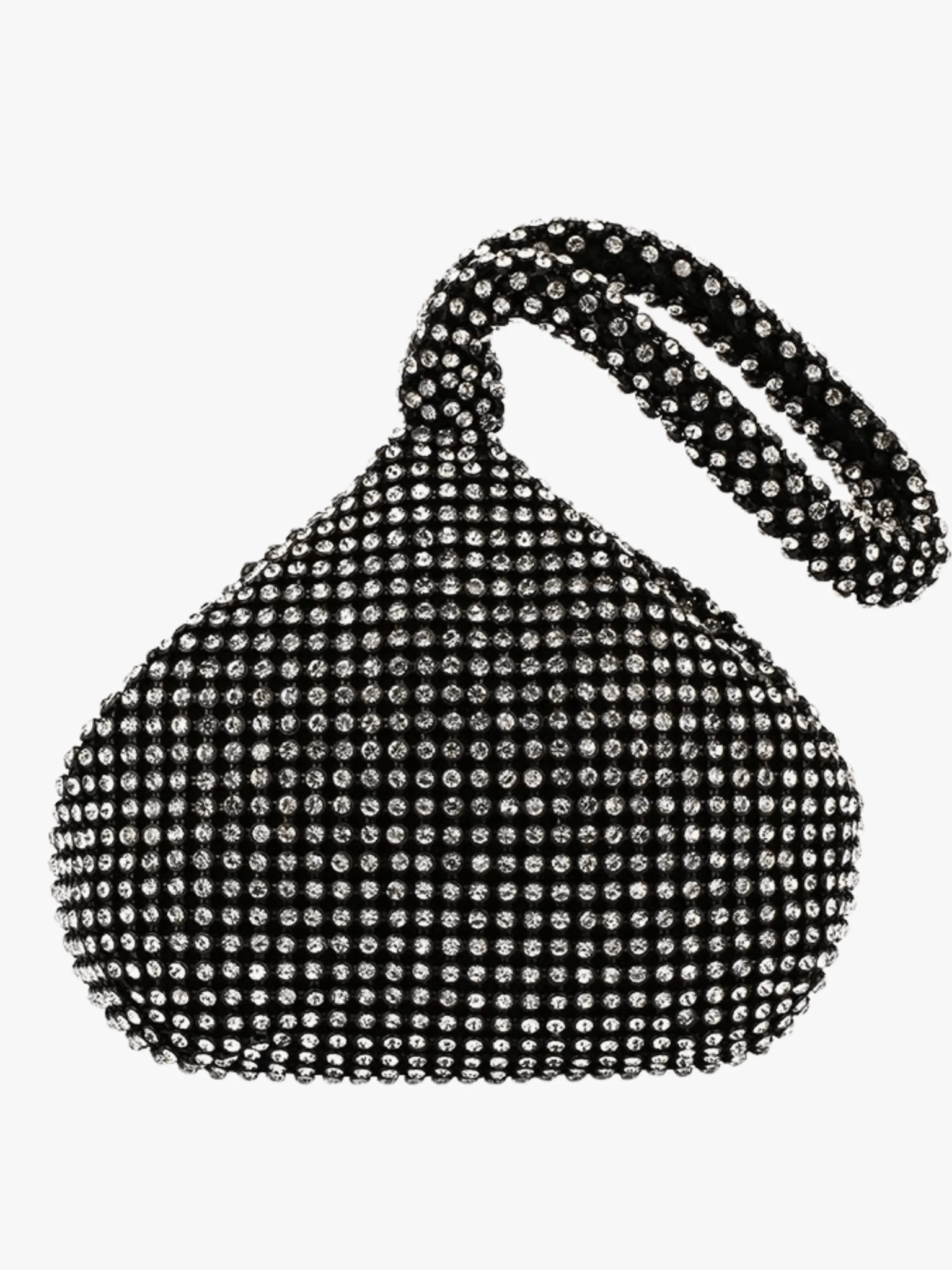 Luxe | Silver Crystal Mesh Knot Bag ?C Glamorous & Eye-Catching Practical Beauty Trendy Lifestyle