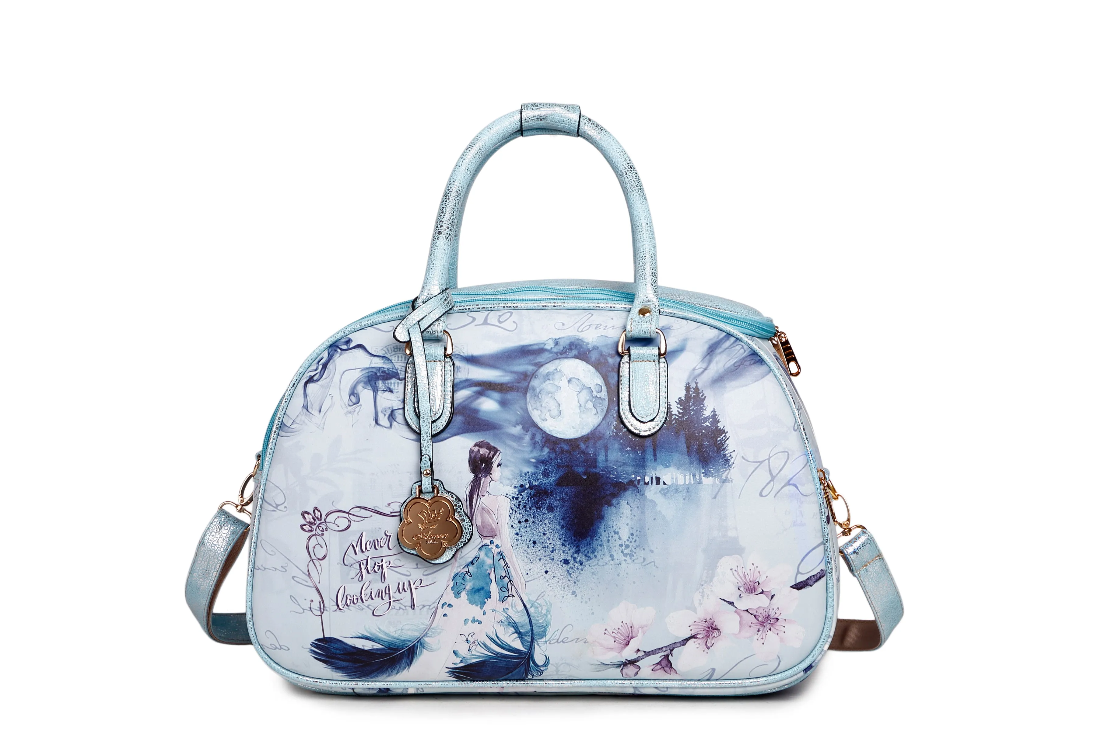 Daytime Style Fairy Tales Vintage Vegan Overnight Bag