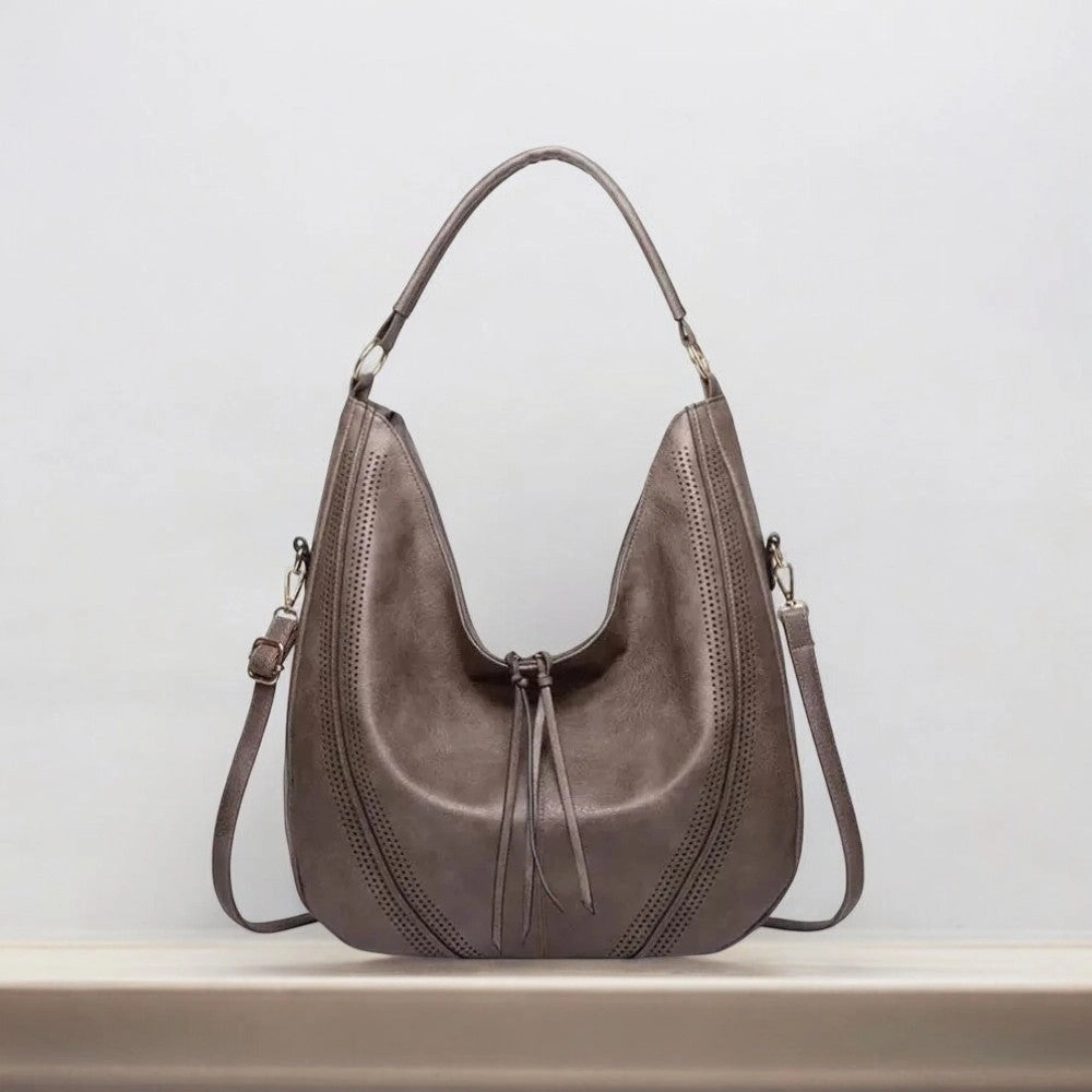 Modern Fashion Elowen | Vintage Vegan Leather Hobo Bag ?C Timeless Elegance & Everyday Functionality