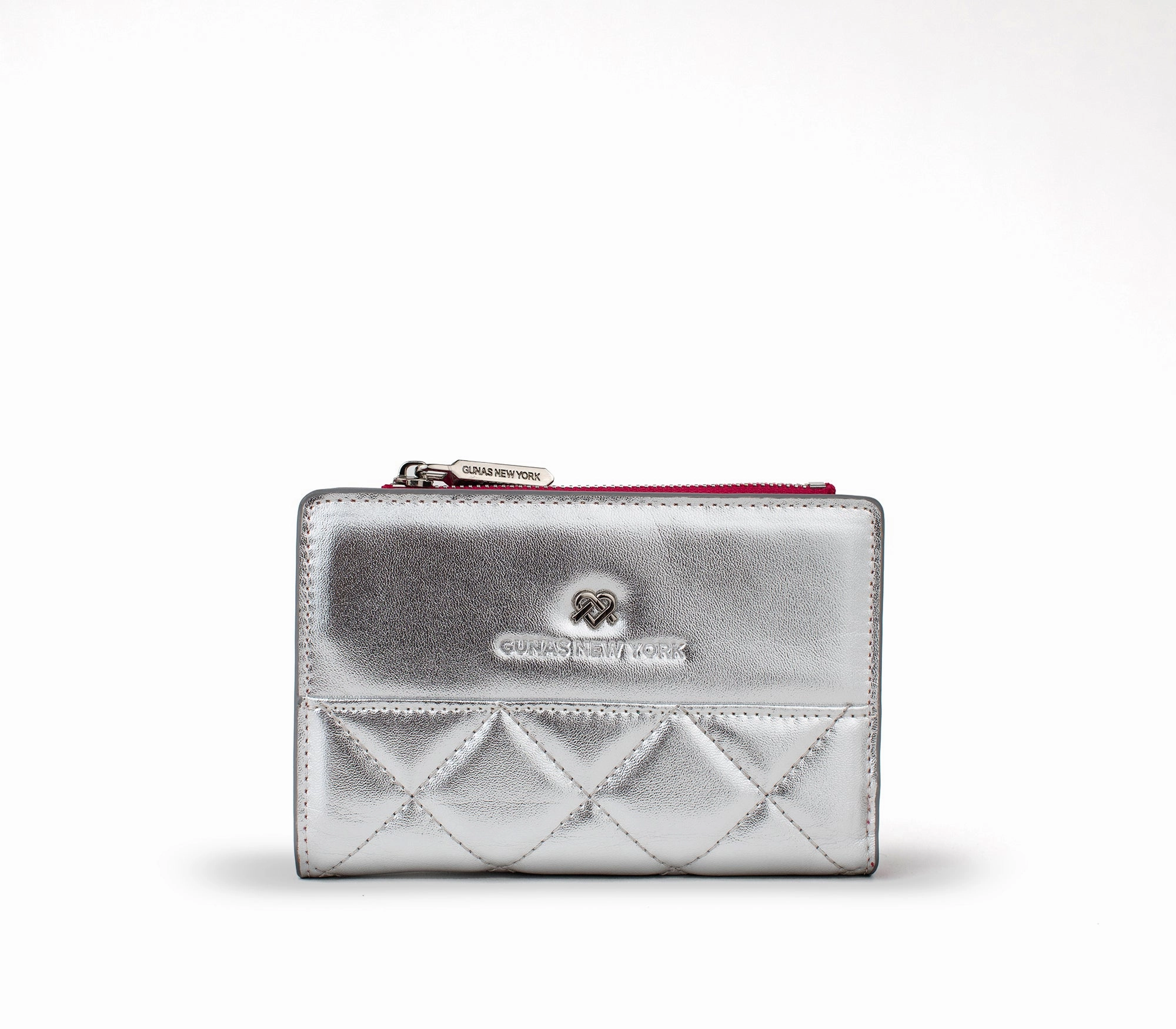 Urban Essential Madison - Silver Vegan Leather Wallet