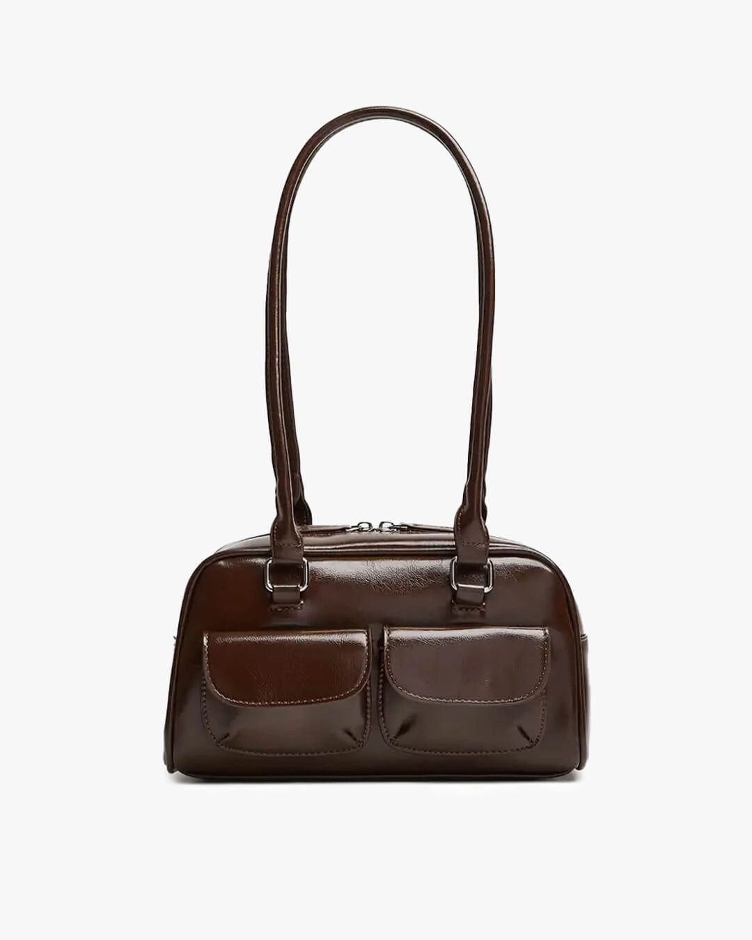 Maelle Pocket Tote Bag ?C Organised Everyday Handbag with Front Pockets Commuter Utility