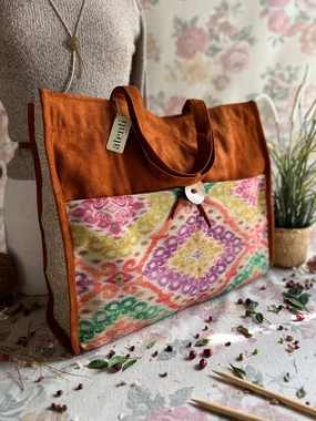 Mango Excel Tote Patterned Tote