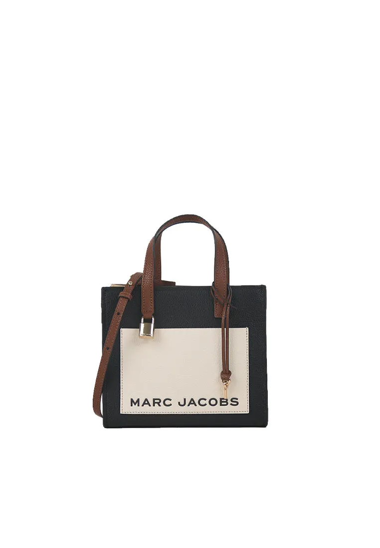 Marc Jacobs Mini Grind Tote Bag In Black Multi 4R4HTT077H01 Allseason Style