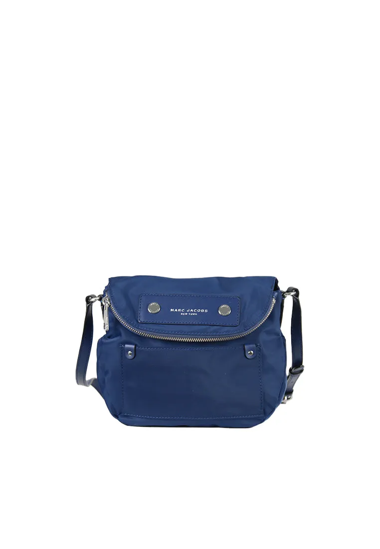 Marc Jacobs Preppy Nylon Natasha Mini Crossbody Bag In Azure Blue M0012909 Casual Fashion
