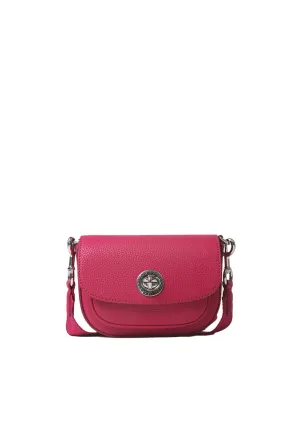 Marc Jacobs Turnlock Logo Mini Crossbody Bag In Lipstick Pink 4R3HMS002H02 Active Function