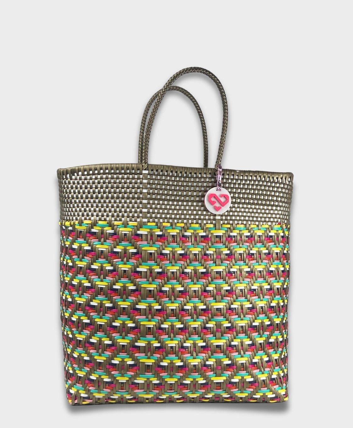 Maria Victoria | Bahia Tote | Upcycled, Handwoven Urban Shopper