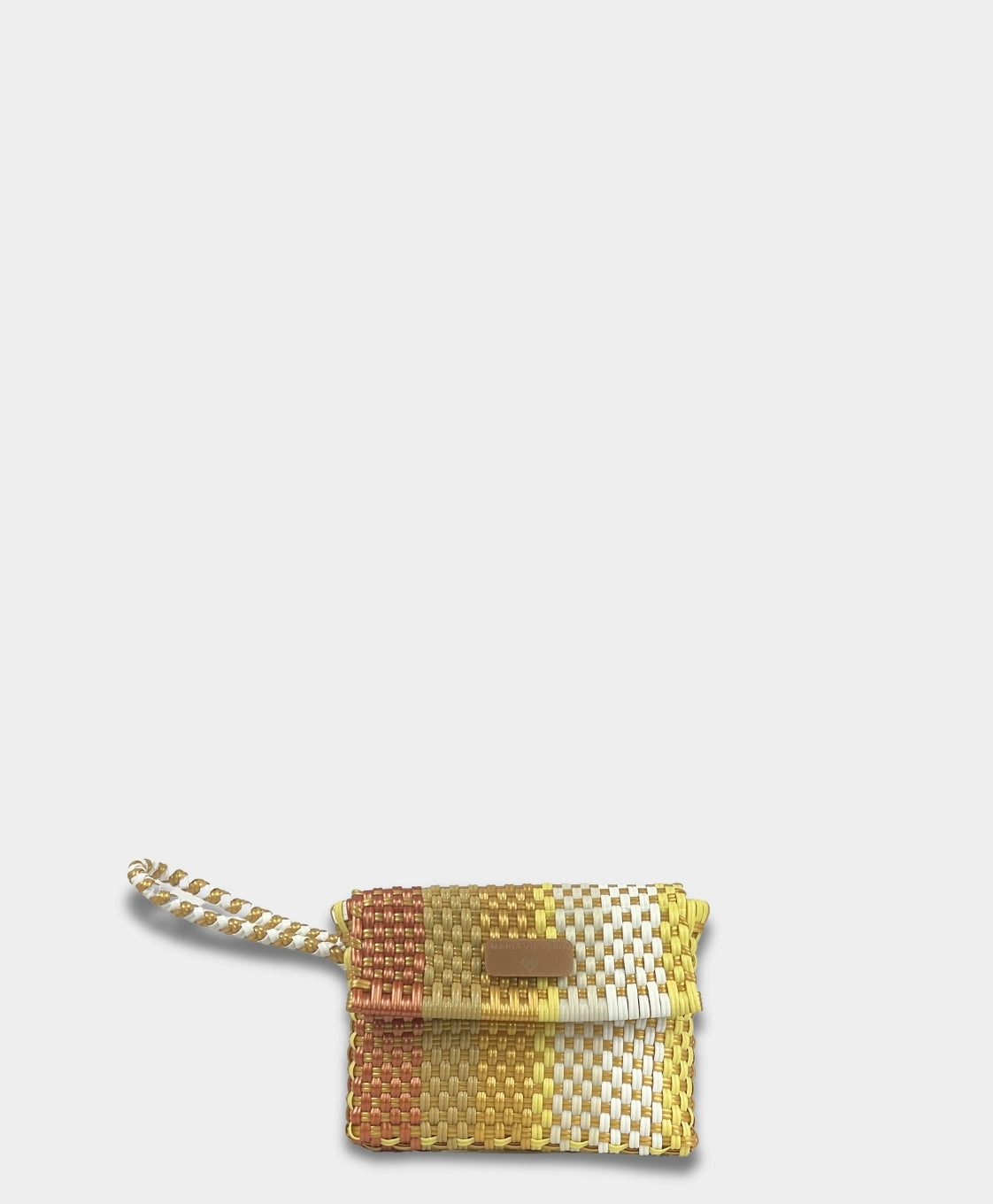 Night Ready Maria Victoria | Cappuccino CA | Upcycled, Handwoven, Wristlet