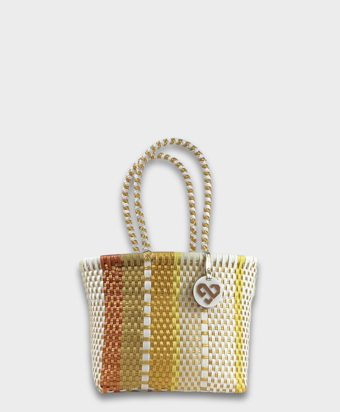 Maria Victoria | Cappuccino Tote | Upcycled, Handwoven Soft Cotton Spacious Interior