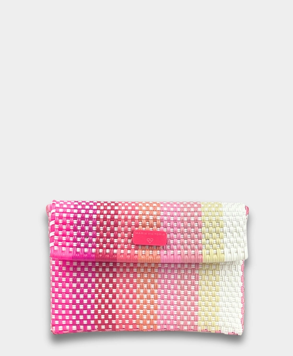 Modern Trend Travel Style Maria Victoria | Coral DI | Upcycled, Handwoven, Clutch