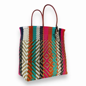 Campus Essentials Maria Victoria | Dune Tote | Upcycled, Handwoven, Multicolor Tote