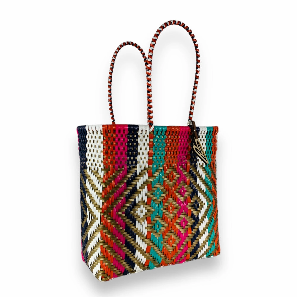 Travel Occasion Maria Victoria | Dune Tote | Upcycled, Handwoven, Multicolor Tote