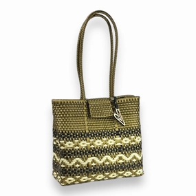Commuter Style Maria Victoria | Eden TC | Upcycled, Handwoven, Shoulder Bag