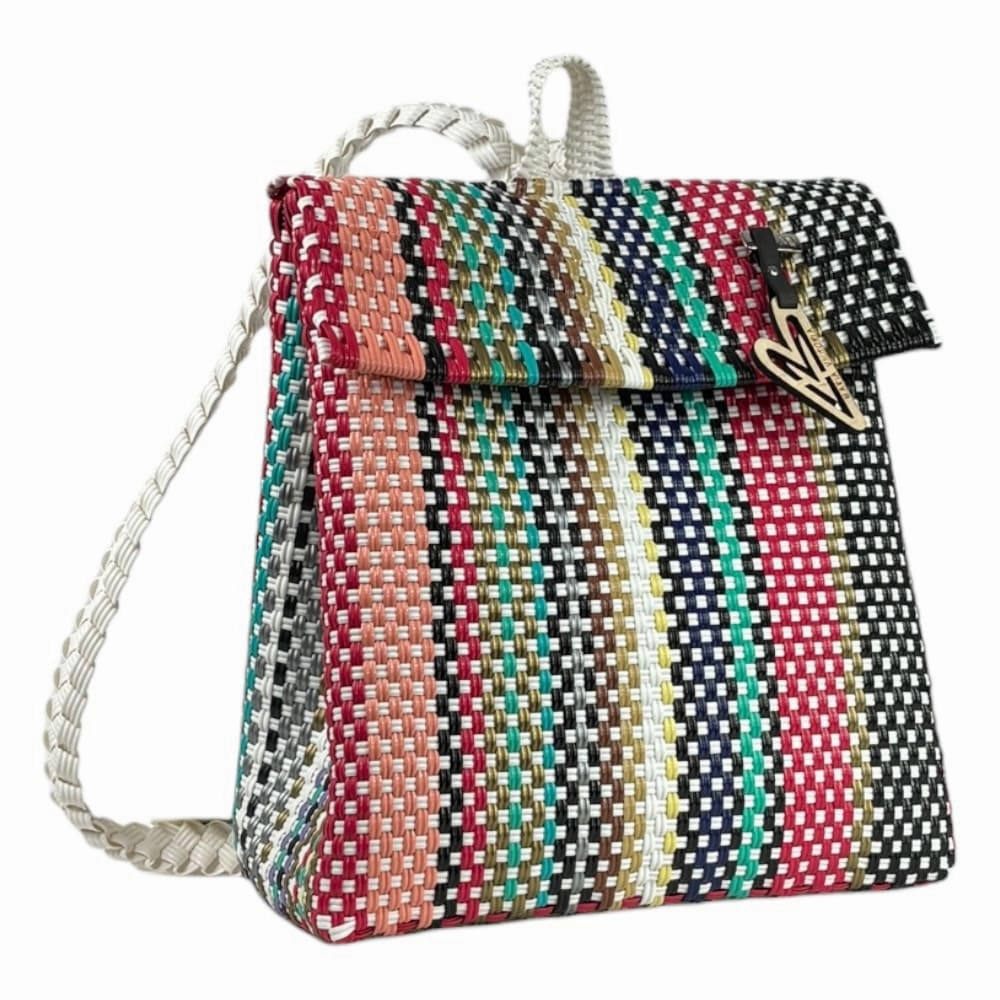 City Function Everyday Comfort Maria Victoria | Flare BK | Upcycled, Handwoven, Backpack