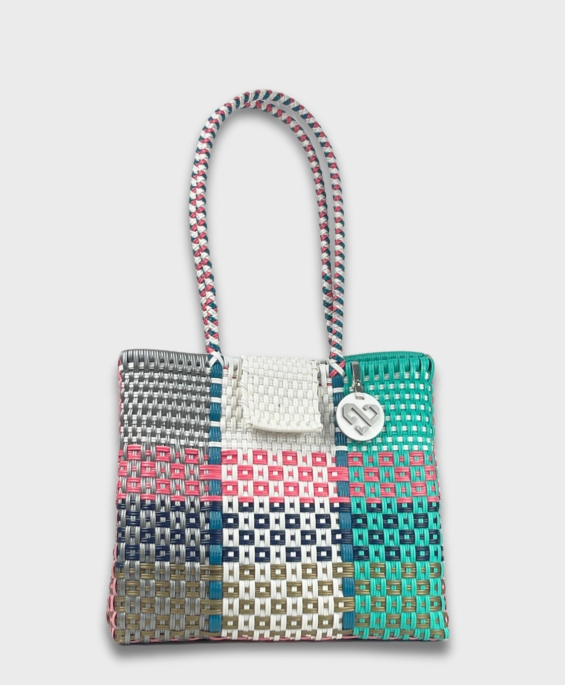 Sleek Shoulder Classic Elegance Maria Victoria | Florencia TC | Upcycled, Handwoven, Shoulder Bag