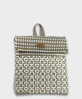 Maria Victoria | Gelato GW BK | Upcycled, Handwoven, Backpack Lightweight Feel