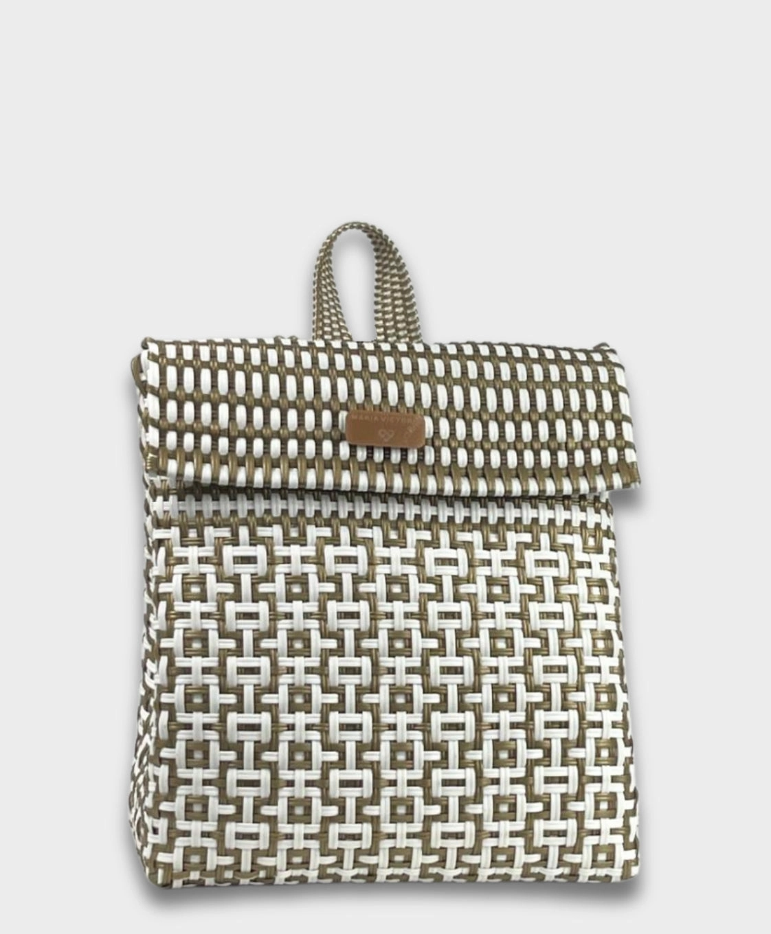 Maria Victoria | Gelato GW BK | Upcycled, Handwoven, Backpack Lightweight Feel