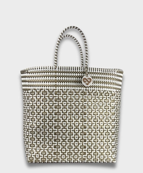 Maria Victoria | Gelato GW Tote | Upcycled, Handwoven Light Routine Commuter Style