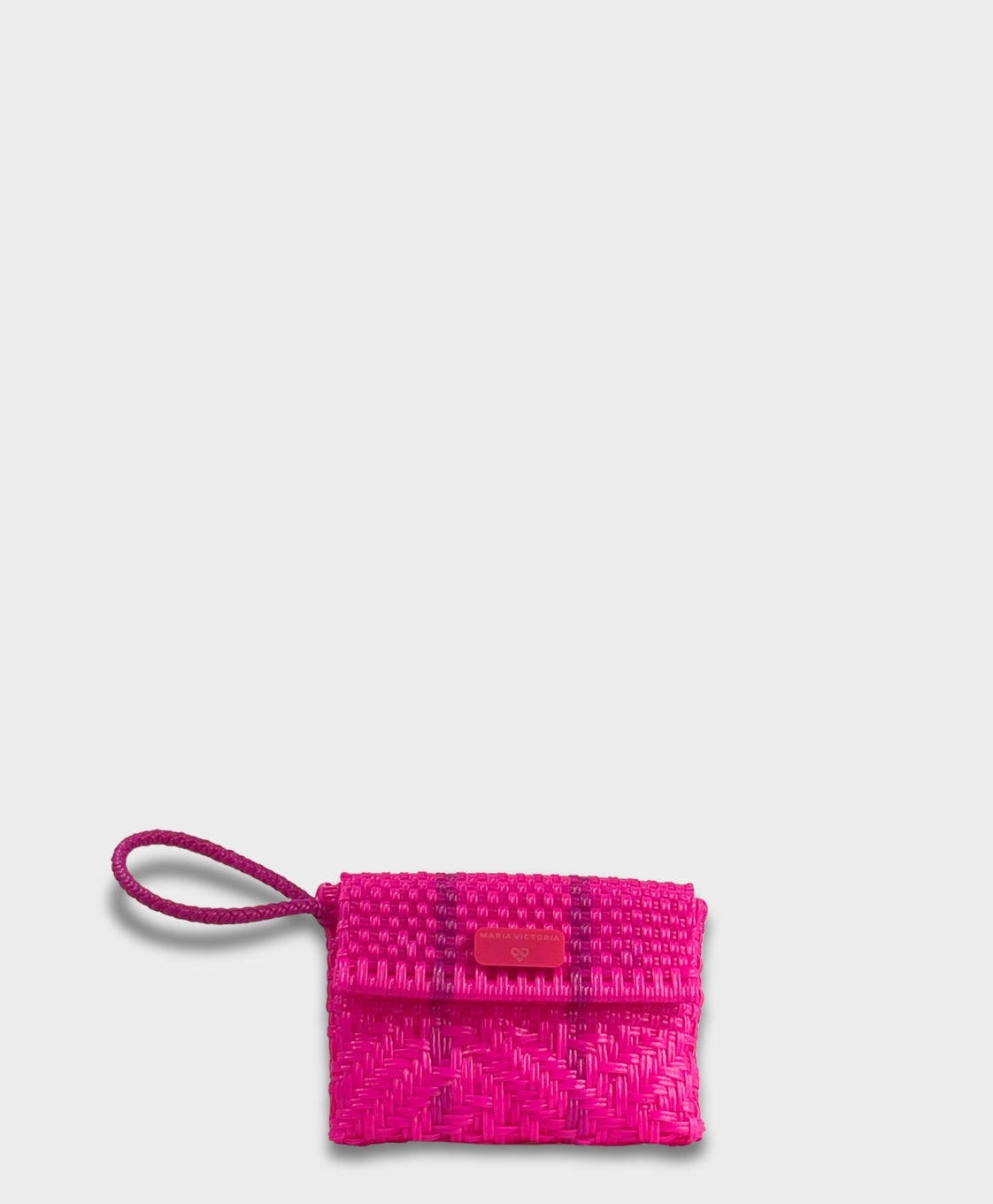 Maria Victoria | Glimmer Magenta CA | Upcycled, Handwoven, Wristlet Timeless Charm