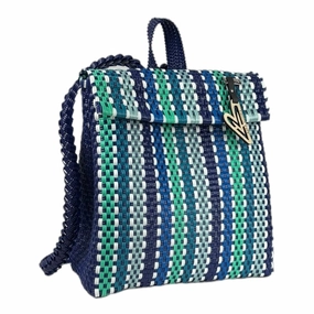 Maria Victoria | Luxe BK | Upcycled, Handwoven, Backpack High Performance