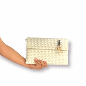 Luxury Line Chic Style Maria Victoria | Magpie IW DI | Upcycled, Handwoven, Clutch