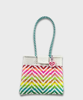 Maria Victoria | Ritmo TC | Upcycled, Handwoven, Shoulder Bag Urban Travel Stylish Vibe