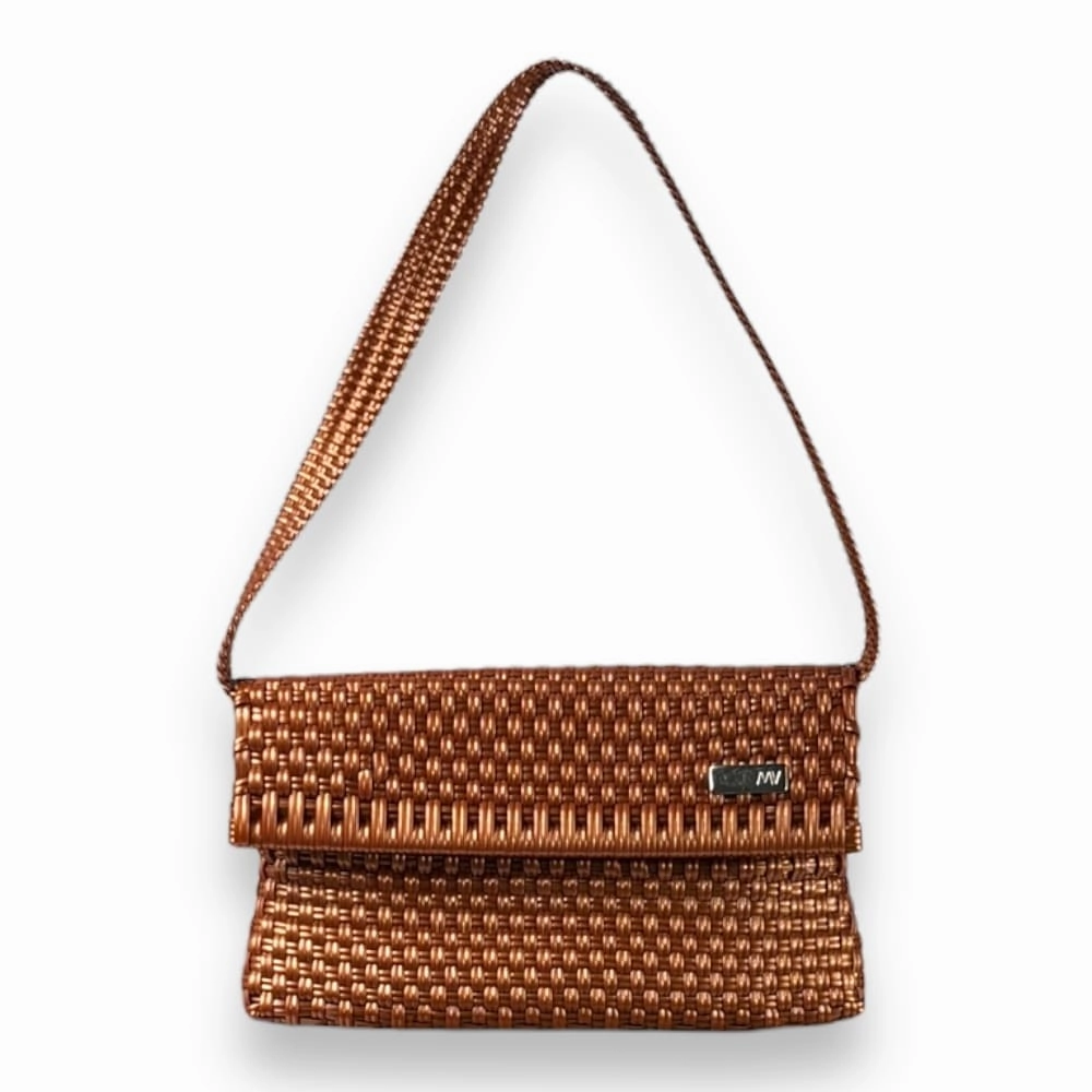Trendy Outline Maria Victoria | Simona MBR | Upcycled, Handwoven, Shoulder Bag