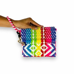 Trendy Style Maria Victoria | Tropical CA | Upcycled, Handwoven, Wristlet